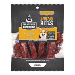 Butcher's Companion Dog Pork & Liver Sausage Bites 6.17oz.