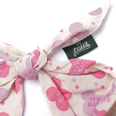 Let's Pawty in Pink Dog Bandana