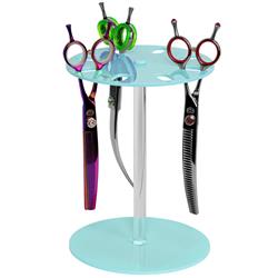 8 Scissor Holder Table Aqua by PetStore.Direct