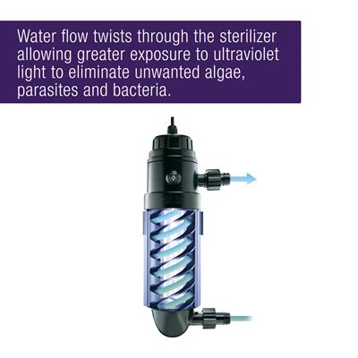 Coralife Turbo-Twist UV Sterilizer 1ea/12X, 36 W, Up To 500 gal