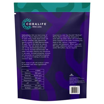 Coralife BioCube Marine Salt 1ea/30 gal