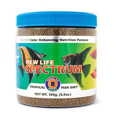 New Life Spectrum Tropical Sinking Pellets Fish Food 1ea/5.3 oz, Regular