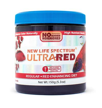 New Life Spectrum UltraRED Pellets Fish Food 1ea/5.3 oz, Regular