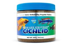 New Life Spectrum Cichlid Sinking Pellets Fish Food 1ea/10.5 oz, Regular