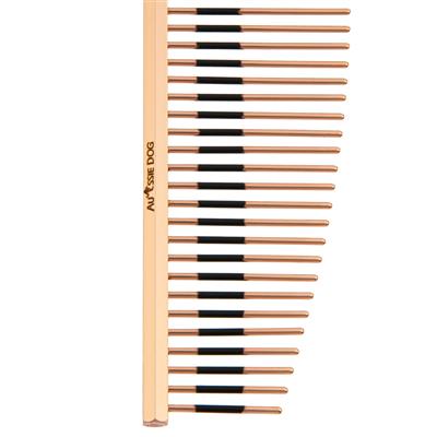 7.5" Halfmoon 50/50 Ionic Strip Comb by Aussie Dog
