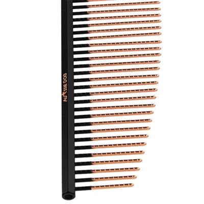 7.5" Halfmoon 50/50 Ionic End Strip Comb With Spiral Pins by Aussie Dog