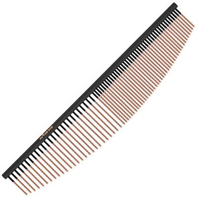 7.5" Halfmoon 50/50 Ionic End Strip Comb With Spiral Pins by Aussie Dog