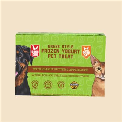 Boss Greek Style Frozen Yogurt Treats 4PK