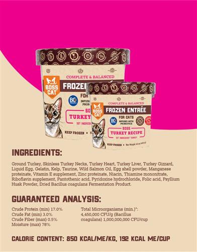 Boss Cat Frozen Entrée