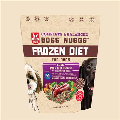 Boss Dog Frozen C&B Meals for Dogs: Patties & Nuggs