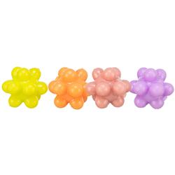 4-Pack Spiky Ball Cat Toys