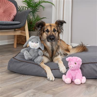 Edison The Piggy Plush Dog Toy