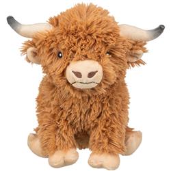 Ennis The Scottish Highland Cow Plush Dog Toy
