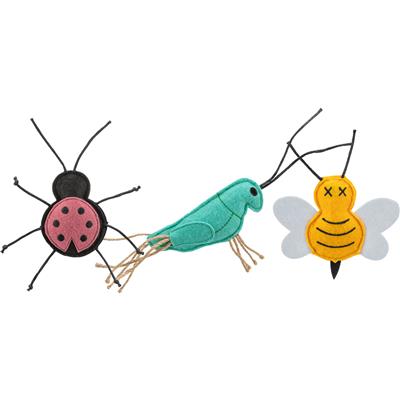 Felt Insects Cat Toy With Catnip