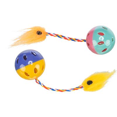 Rattling Ball With Tail Cat Toy