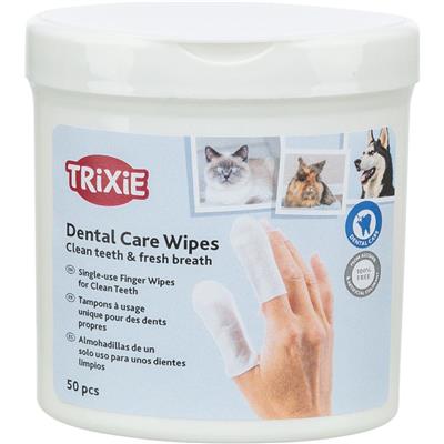 Pet Dental Finger Wipes, 50 Ct