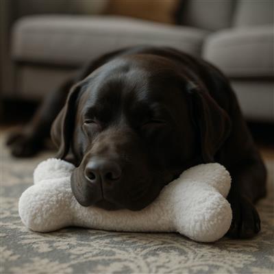 The Bone Plush Dog Toy