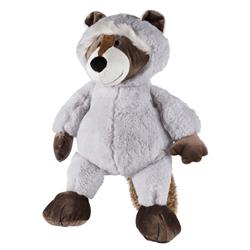Snuggly Raccoon Plush Dog Toy