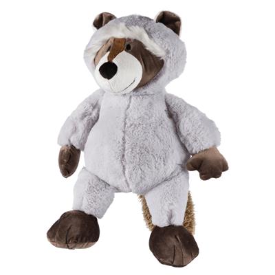 Snuggly Raccoon Plush Dog Toy