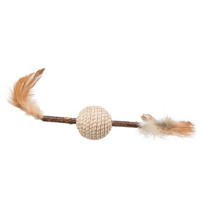 Silvervine Feather Rattle Cat Toy
