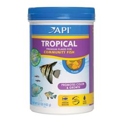 API Tropical Premium Flakes Fish Food 1ea/5.7 oz.