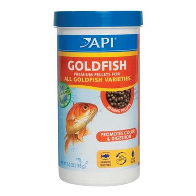 API Goldfish Premium Sinking Pellets Fish Food 1ea/7 oz.