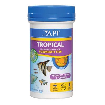 API Tropical Premium Flakes Fish Food 1ea/1.1 oz.