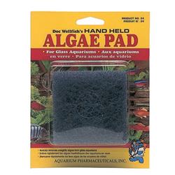 API Doc Wellfish's Hand Held Algae Pad For Glass, 1ea