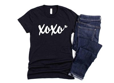 Valentine Shirt | People Shirts | Printed Tshirt | Human Dog Gear | XOXO PAW