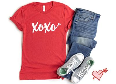 Valentine Shirt | People Shirts | Printed Tshirt | Human Dog Gear | XOXO PAW