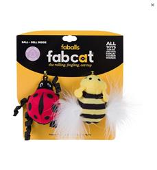 Fabcat Faball Ladybug + Bee 2 Pack