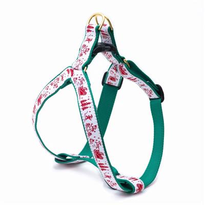 Christmas Toile Dog Collars, Leads, & Harnesses