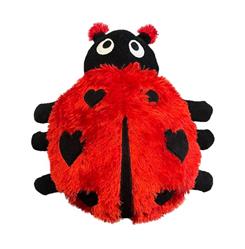 Fabdog Fluffy Ladybug Medium