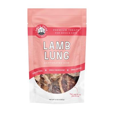 Oma's Pride Dog Dehydrated Lamb Lung 1.5oz.