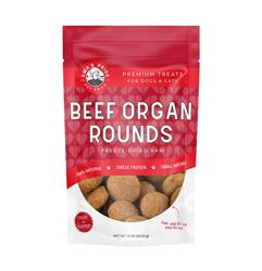 Oma's Pride Dog Freeze-Dried Beef Organ Rounds 1.5Oz
