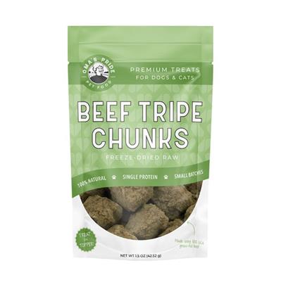 Oma'S Pride Dog Freeze-Dried Beef Tripe Chunks 1.5Oz