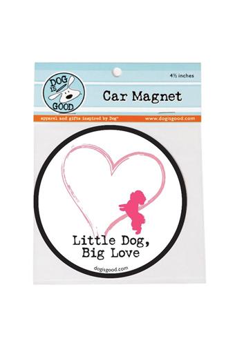 Car Magnet: Little Dog, Big Love