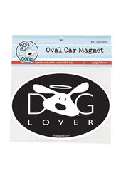 Car Magnet: Dog Lover (Black)