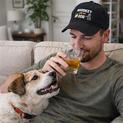 Hat: Whiskey and My Dog