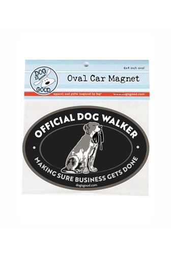 Car Magnet: Official Dog Walker