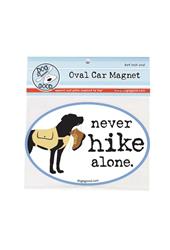 Car Magnet: Never Hike Alone