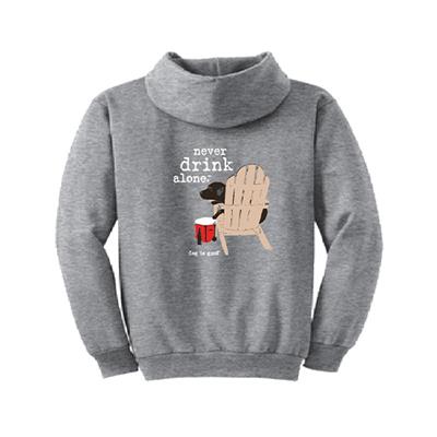Hoodie: Never Drink Alone