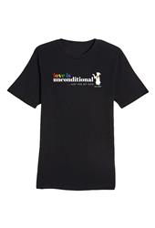 T-shirt: Love is Unconditional (Unisex, Black)
