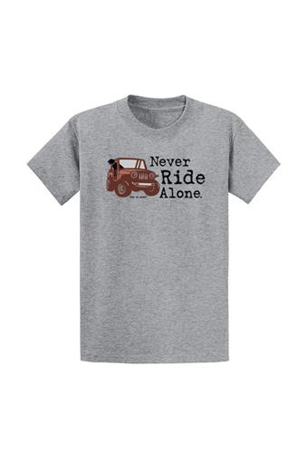 T-shirt: Never Ride Alone