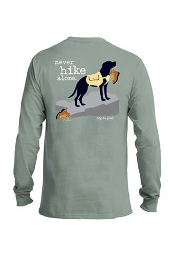 Long Sleeve T-shirt: Never Hike Alone