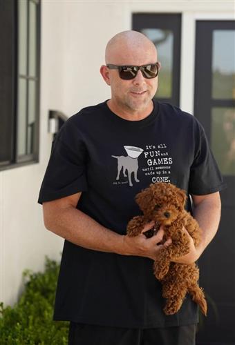 T-shirt: It's All Fun and Games Until Someone Ends Up in a Cone® (Black)