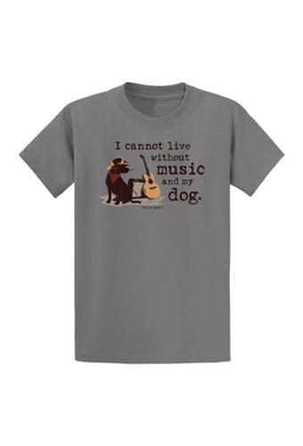 T-shirt: Music and My Dog