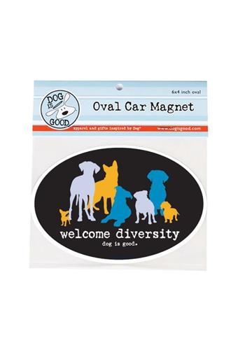 Car Magnet: Welcome Diversity