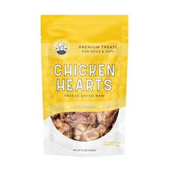 Oma's Pride Dog Freeze-Dried Chicken Hearts 1.5Oz