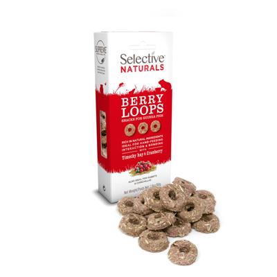 Science Selective Berry Loops Snacks for Guinea Pigs 4ea/2.8 oz.